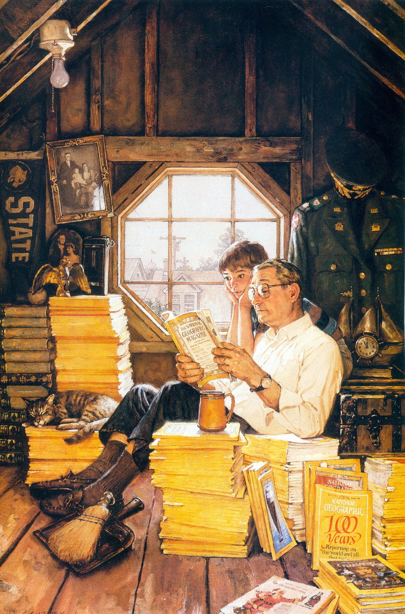 Bookart Readers On The Paintings By Norman Rockwell Bookmarin