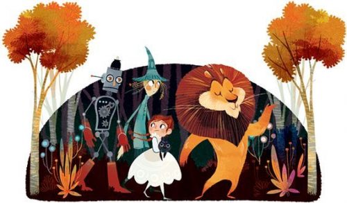 10 Book Covers for The Wizard of Oz by Frank Baum