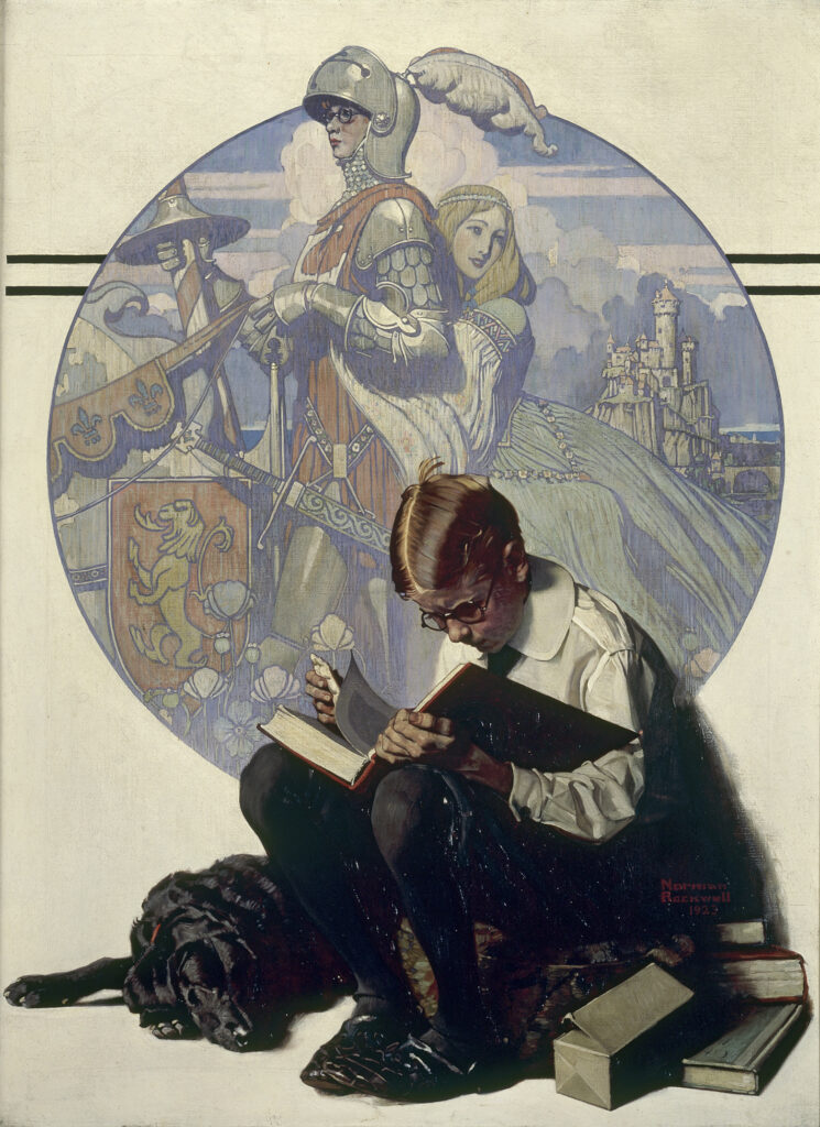 norman rockwell books and reading