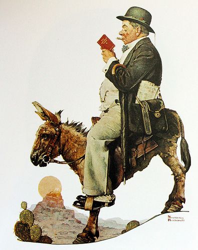 norman rockwell books and reading