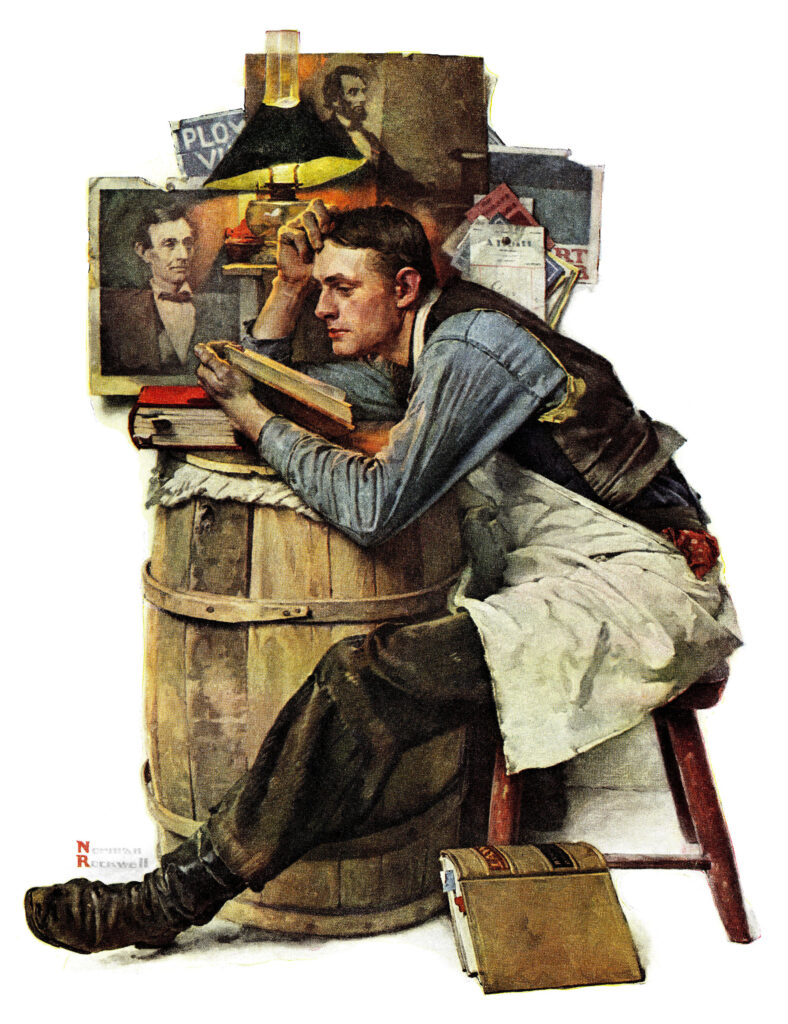 norman rockwell books and reading