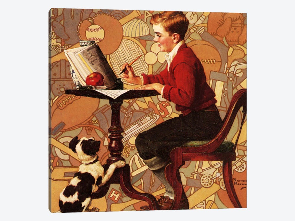 norman rockwell books and reading