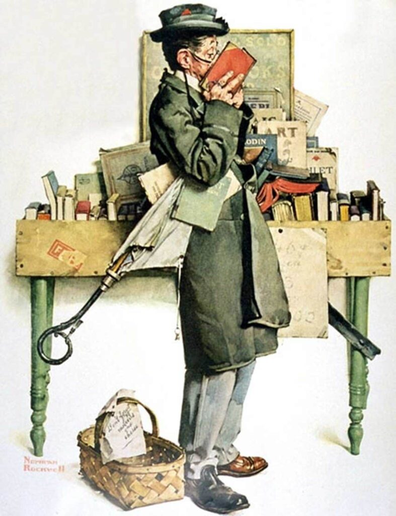 norman rockwell books and reading