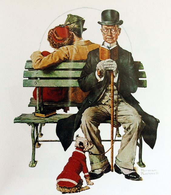 norman rockwell books and reading