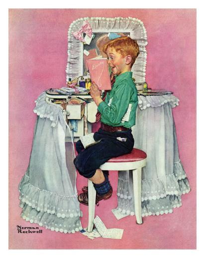 norman rockwell books and reading