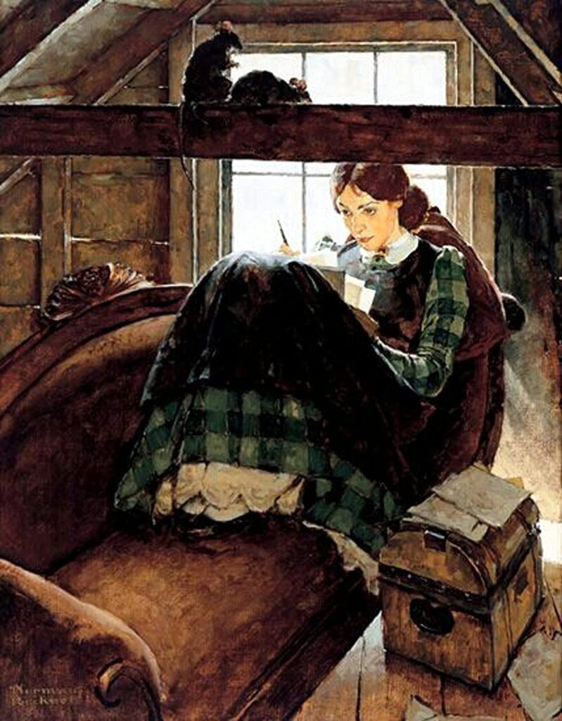 norman rockwell books and reading