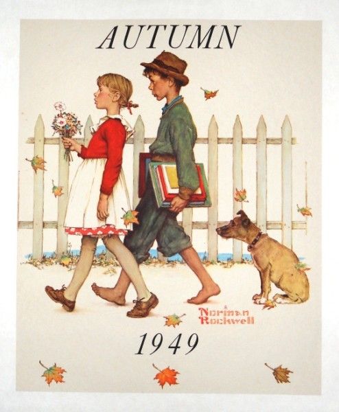 norman rockwell books and reading