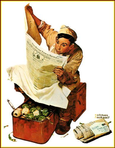 norman rockwell books and reading