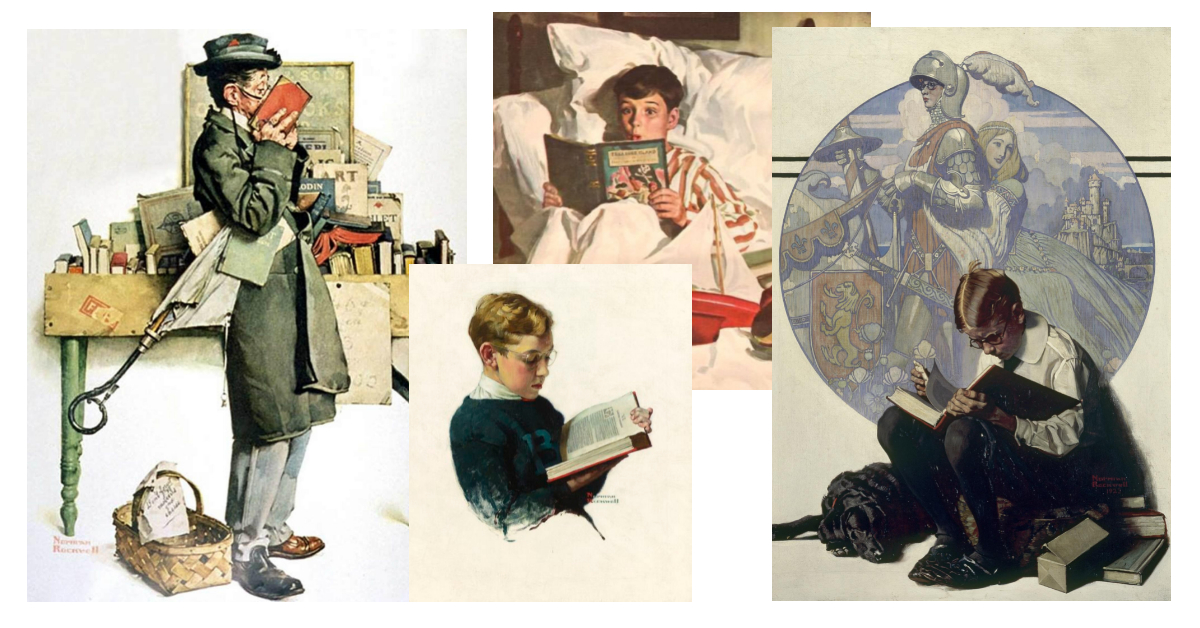 BookArt: Readers on the Paintings by Norman Rockwell