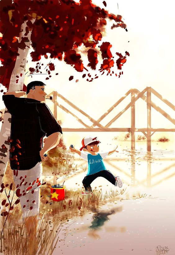 pascal campion child father illustrations