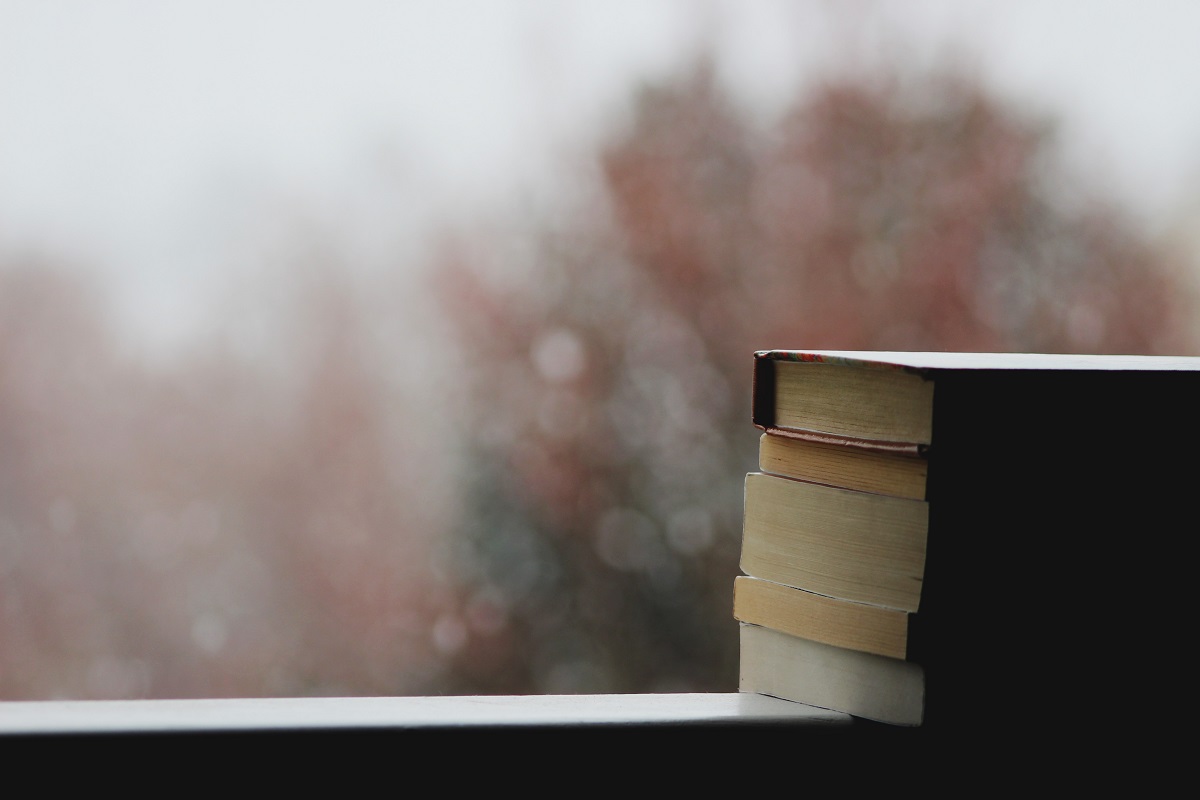 book on the windowsill photo