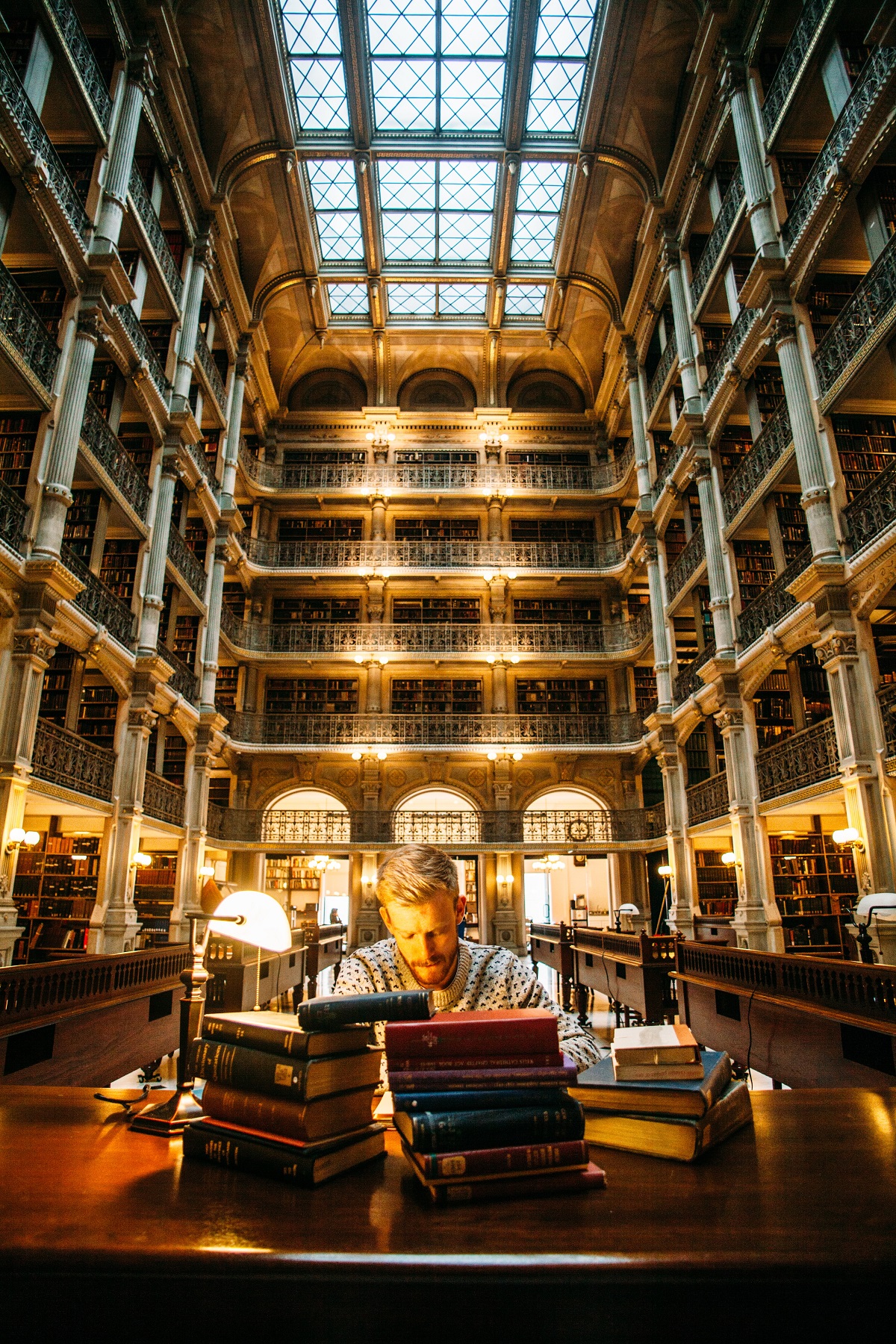 elijah-hail-George Peabody Library, Baltimore, United States
