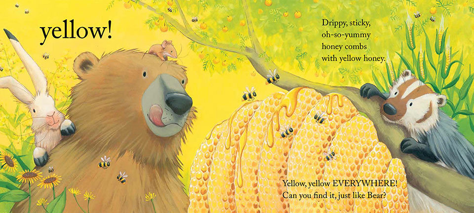 Bear-sees-colors 4 jane chapman book illustrations