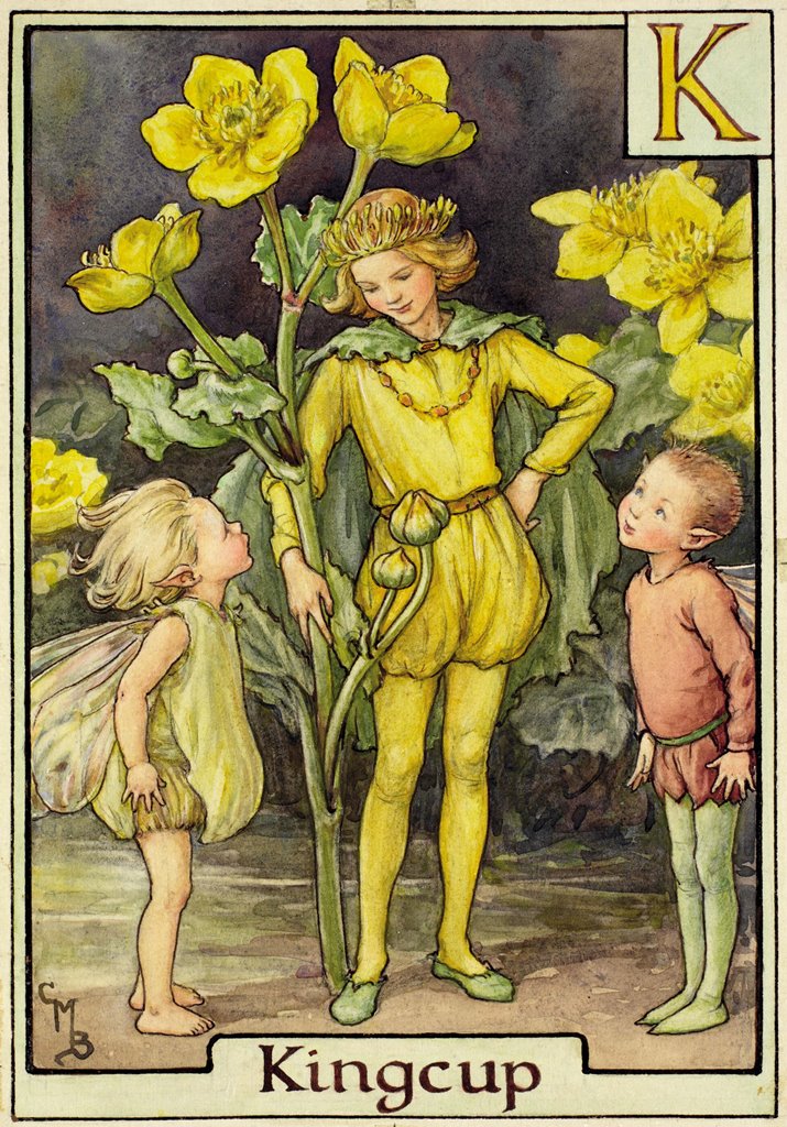 Cicely Mary Barker alphabet fairies bookmarin