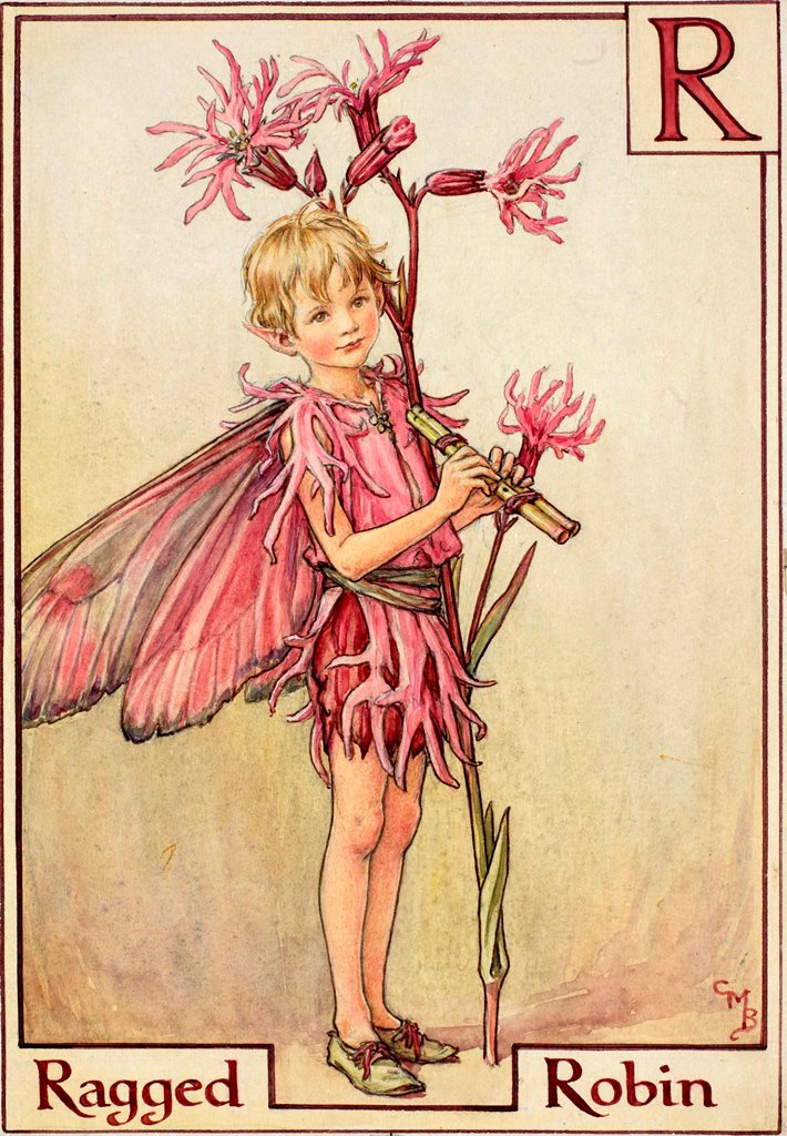 Cicely Mary Barker alphabet fairies bookmarin