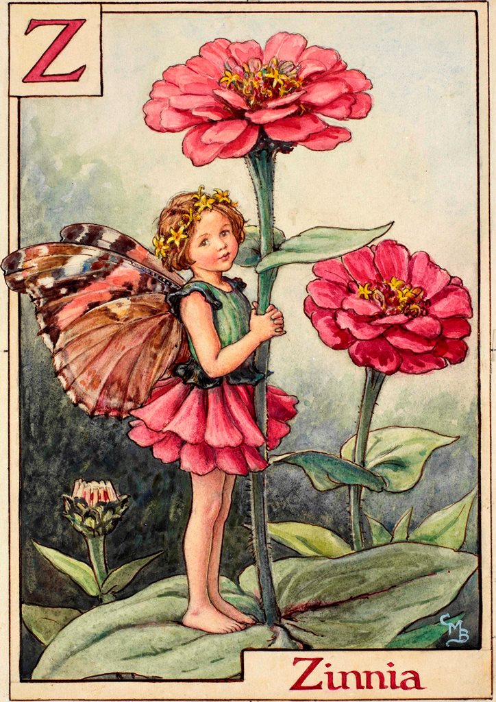 Cicely Mary Barker alphabet fairies bookmarin