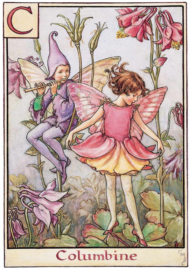 Cicely Mary Barker alphabet fairies bookmarin