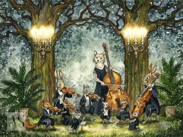 astrid sheckels book illustration animal orchestra