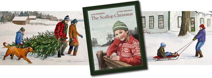 astrid sheckels book illustration cover The Scallop Christmas