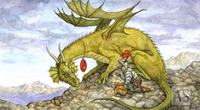 astrid sheckels book illustration dragon