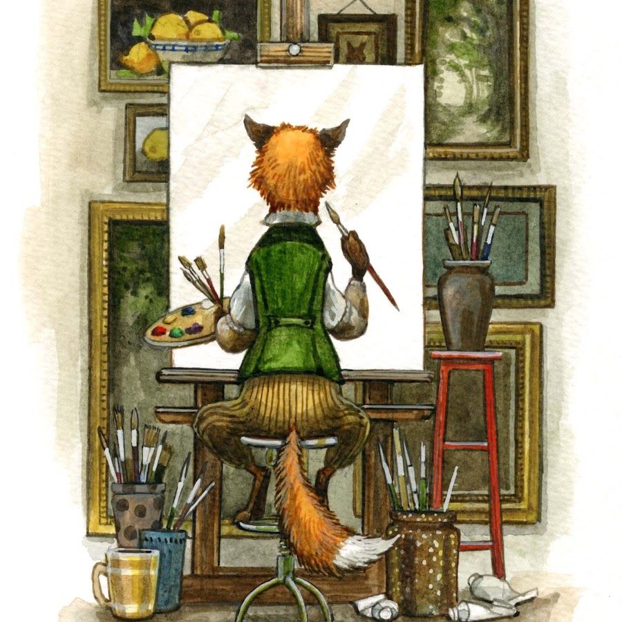 astrid sheckels book illustration fox painter