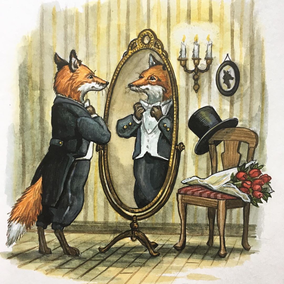 astrid sheckels book illustration fox