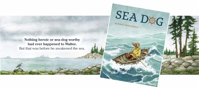 astrid sheckels book illustration sea dog cover