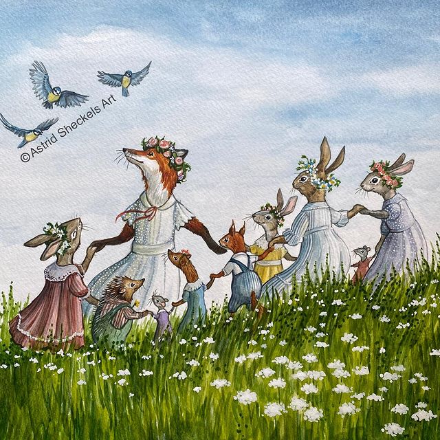 astrid sheckels book illustration summer dance