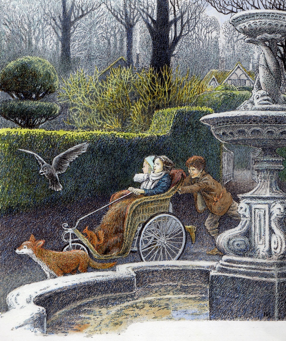 inga moore art book illustrations bookmarin