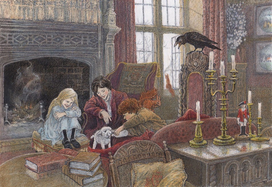 inga moore art book illustrations bookmarin