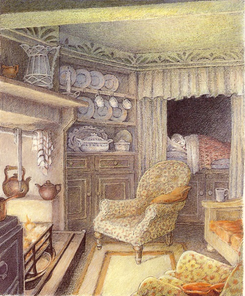 inga moore art book illustrations bookmarin
