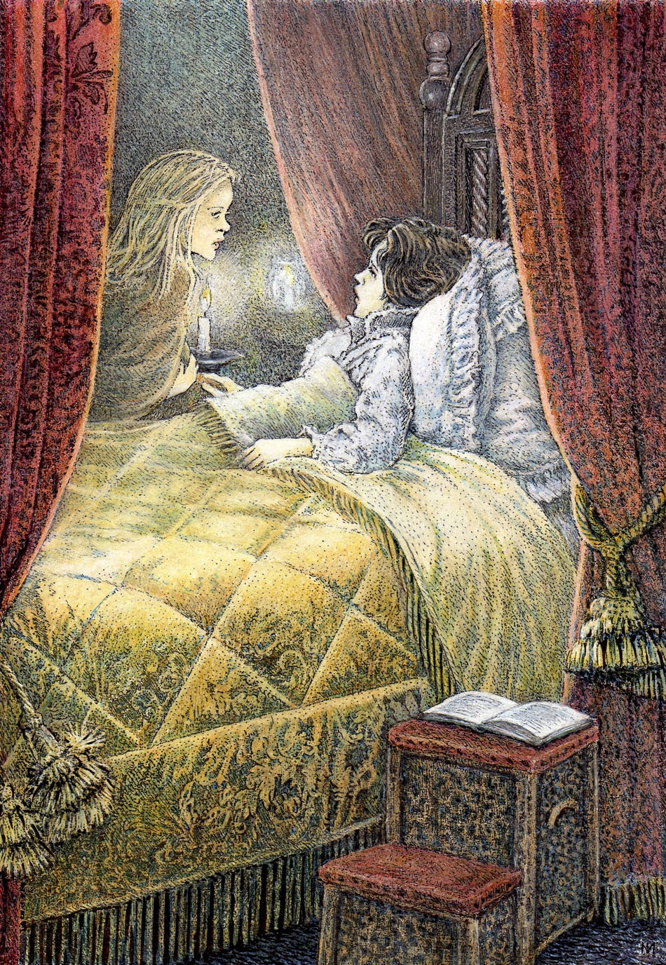 inga moore art book illustrations bookmarin