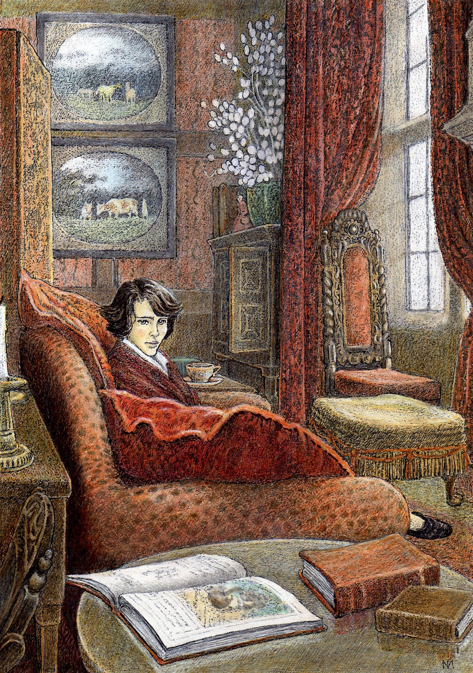 inga moore art book illustrations bookmarin