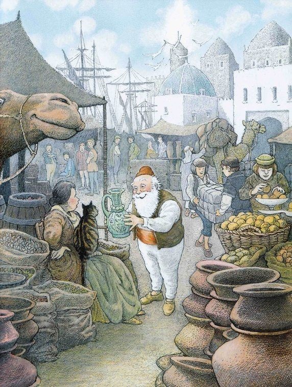 inga moore art book illustrations bookmarin