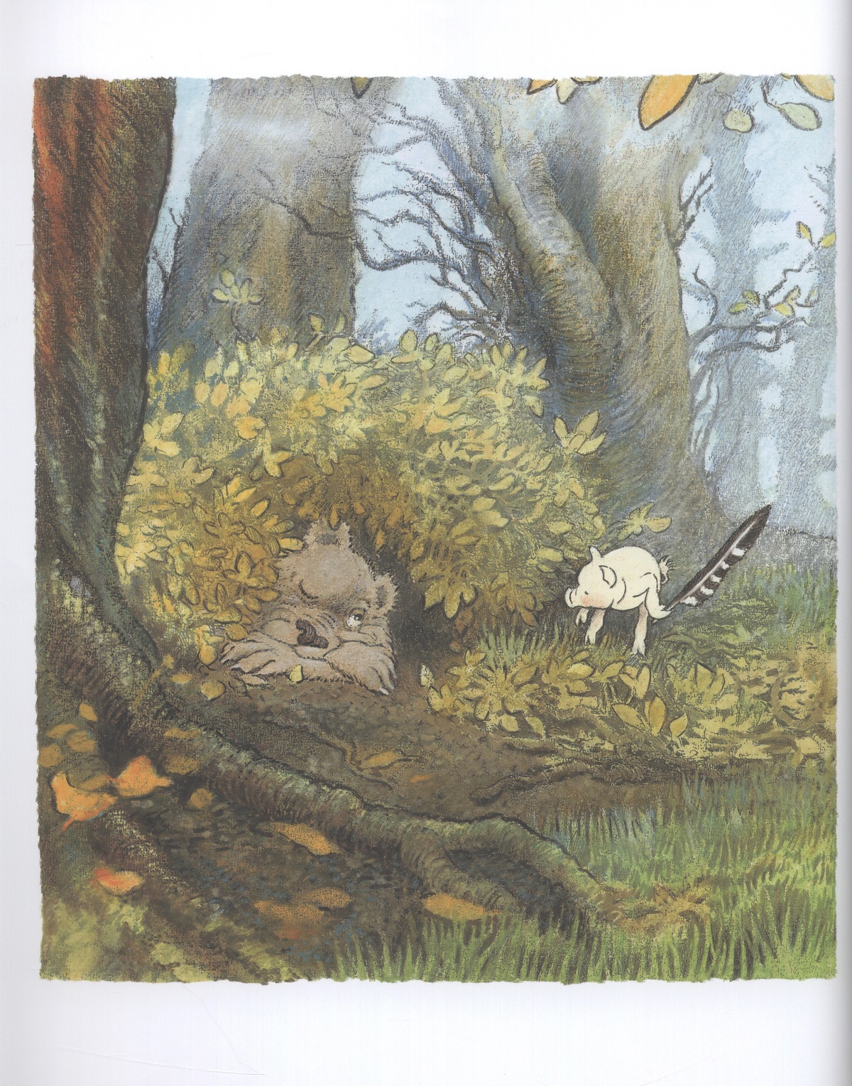 inga moore art book illustrations bookmarin