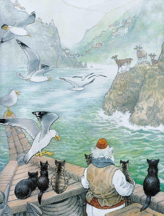 inga moore art book illustrations bookmarin