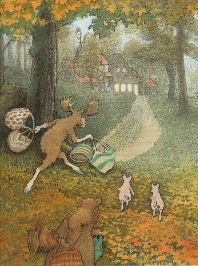inga moore art book illustrations bookmarin
