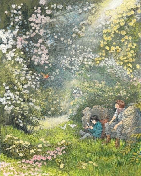 inga moore art book illustrations bookmarin