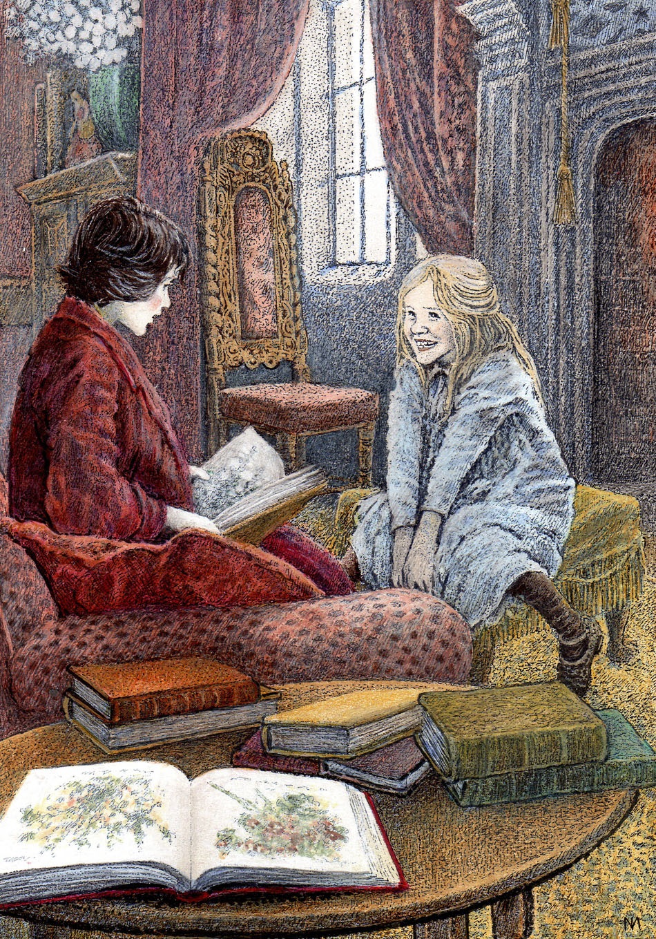 inga moore art book illustrations bookmarin