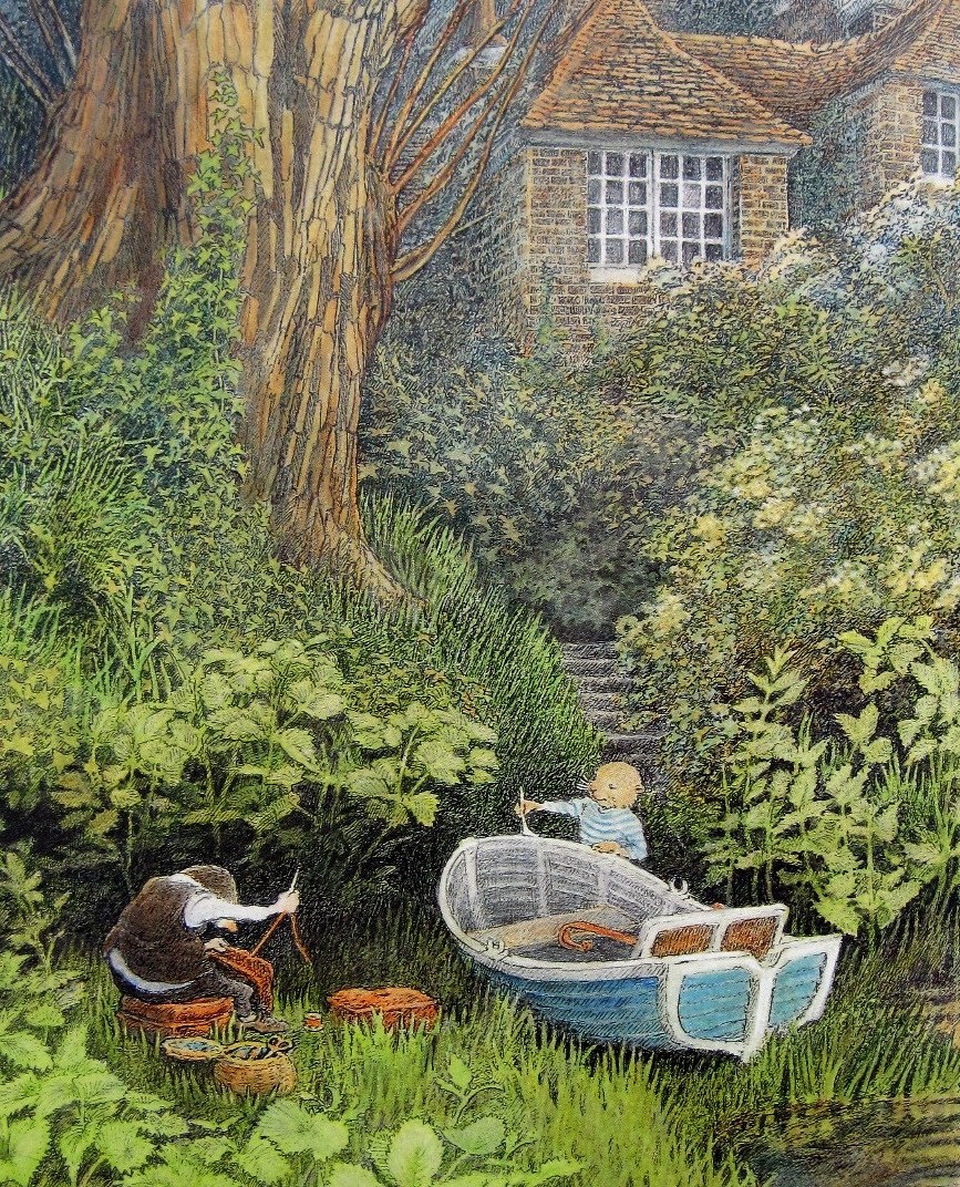 inga moore art book illustrations bookmarin