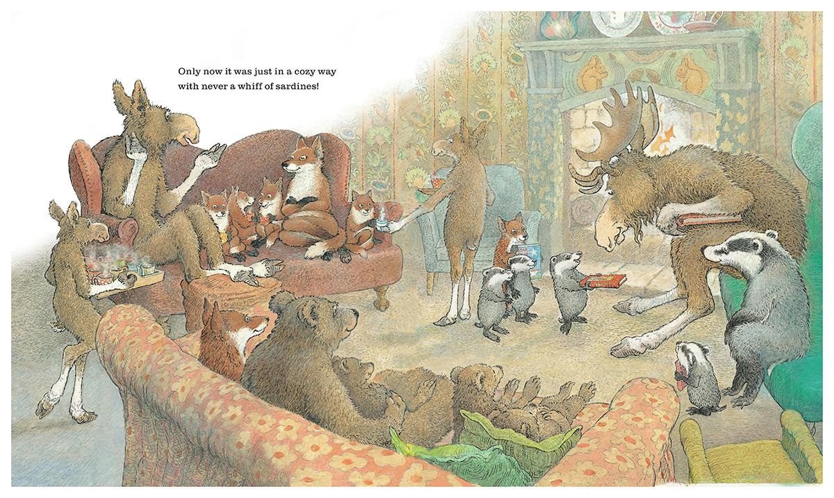 inga moore art book illustrations bookmarin