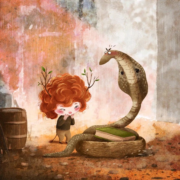 emilia dzubak book illustrations art astrid library