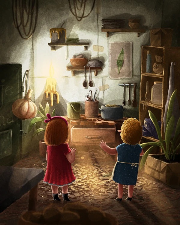 emilia dzubak book illustrations art borrowers