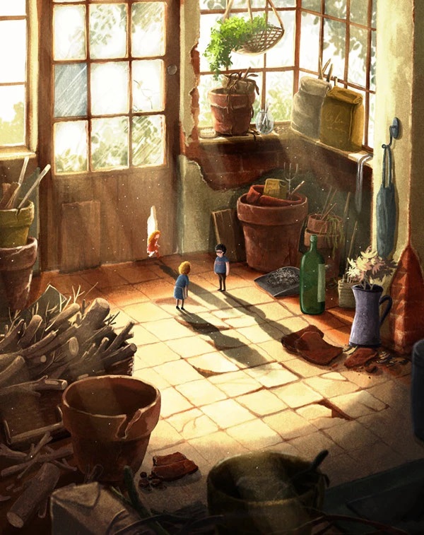 emilia dzubak book illustrations art borrowers