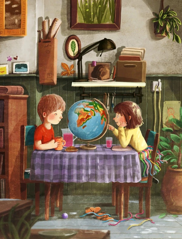 emilia dzubak book illustrations art chocolate day 