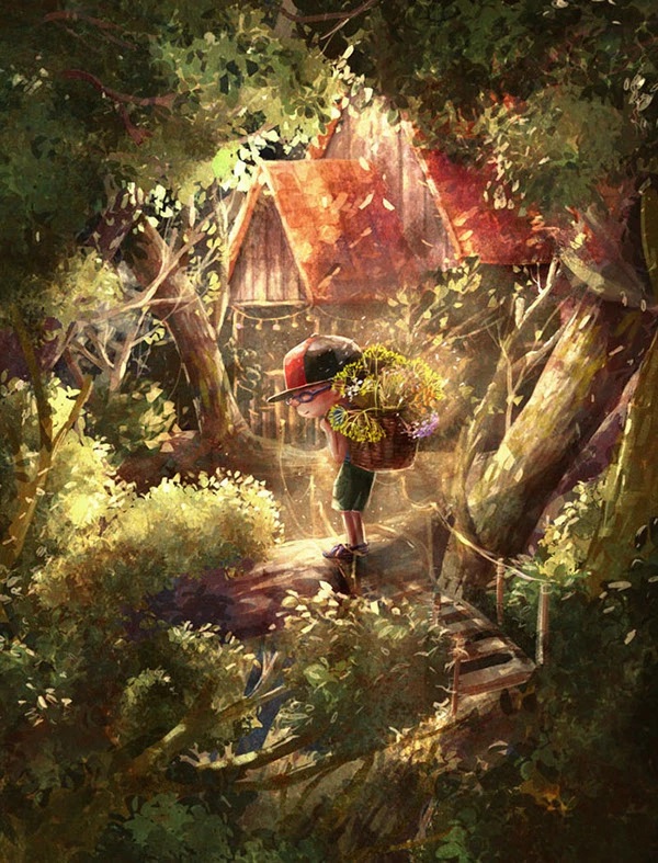 emilia dzubak book illustrations art herbs 