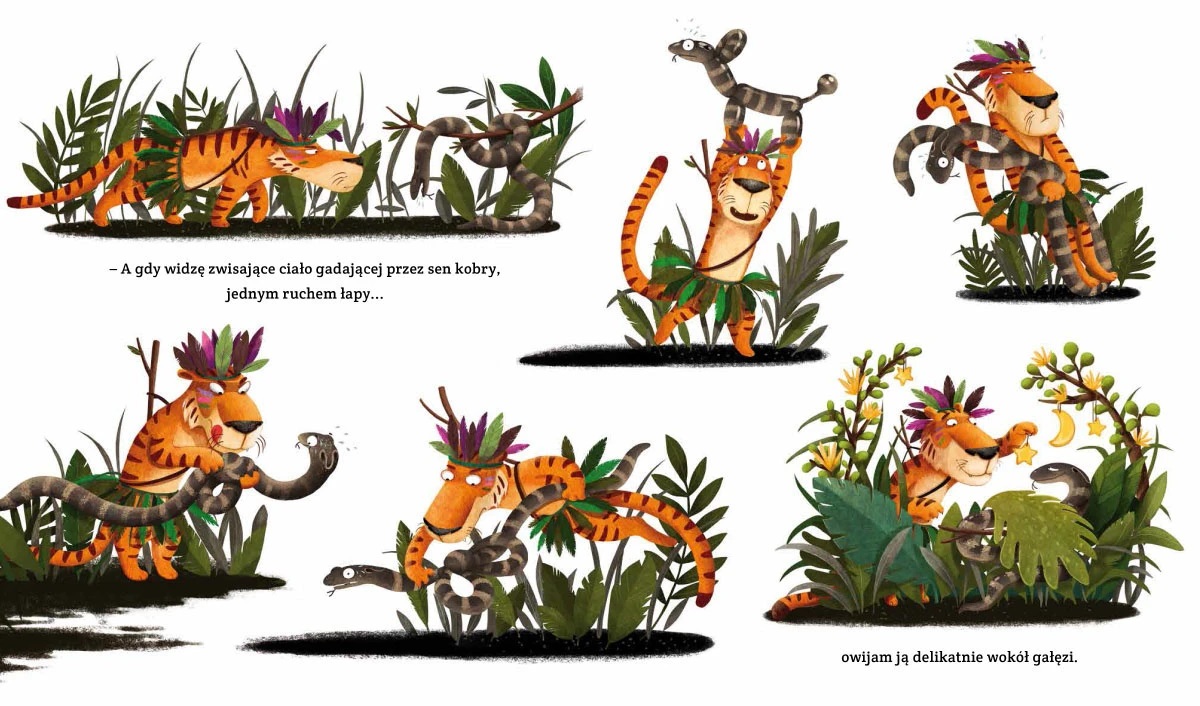 emilia dzubak book illustrations art tiger