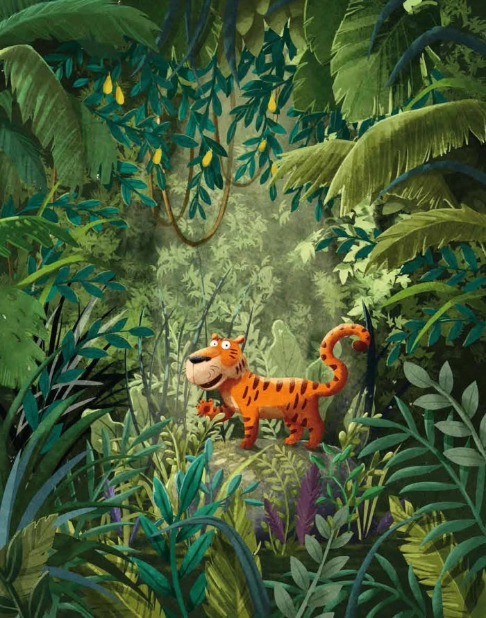 emilia dzubak book illustrations art tiger