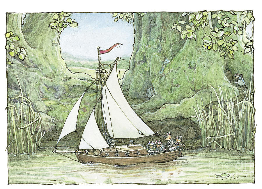 sea-story-brambly-hedge bookmarin illustration